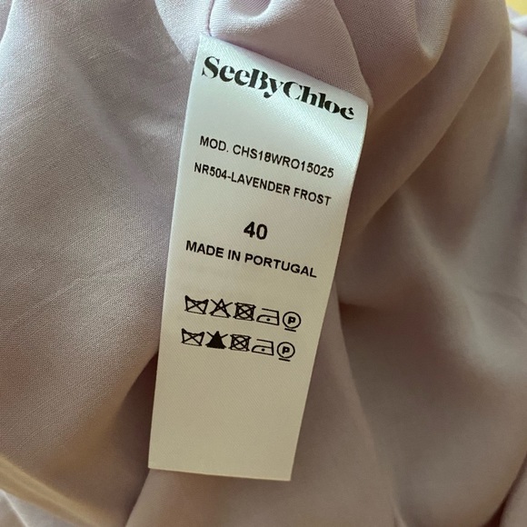 See by Chloe Organza Flounce Dress - Lavender Frost - Picture 14 of 14